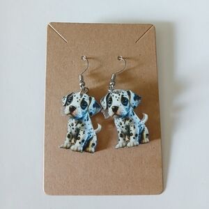 Fashion Jewelry Dalmatian Earrings